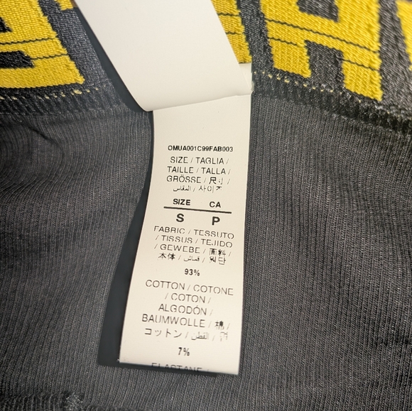 2S. NWOT OFF WHITE CLASSIC INDUSTRIAL LOGO BRIEFS - Picture 4 of 6